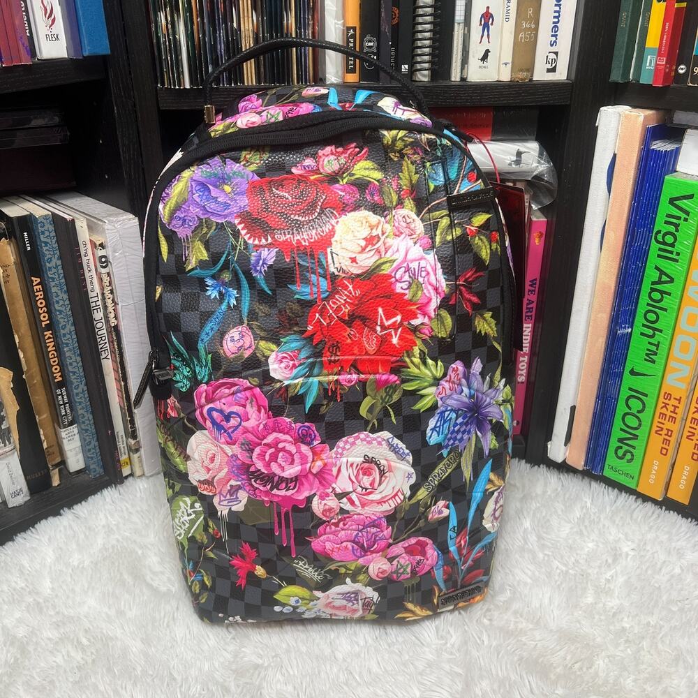 SPRAYGROUND GRAFFLOWER FLORAL BACKPACK